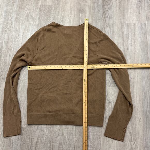 Vintage St John's Bay Cardigan Sweater Men's Extra Large Brown Knit Preppy 90s - Picture 6 of 6